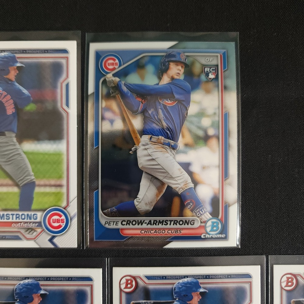 Pete Crow-Armstrong Bowman Rookie RC Cards 2021, 2024 - Picture 3 of 13